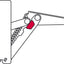 HAFELE Stay Flap Fitting 37245740 | Cabinet Stays in Dar Tanzania