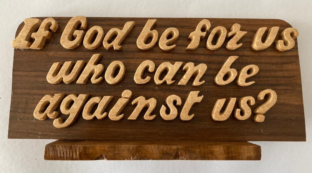 Wooden God Quotation Frame | God hand craft frames in Dar Tanzania