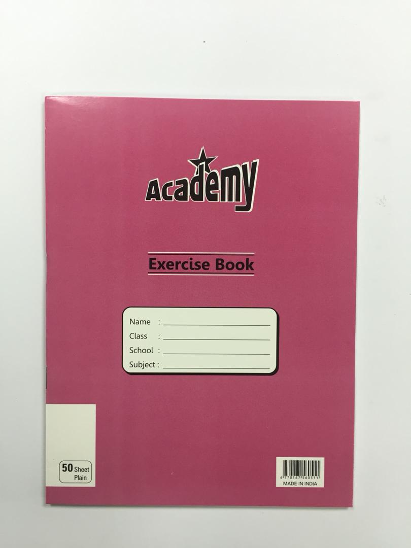 ACADEMY Exercise Book 50 Sheets 6 x 8 Inch | Exercise books in Dar 