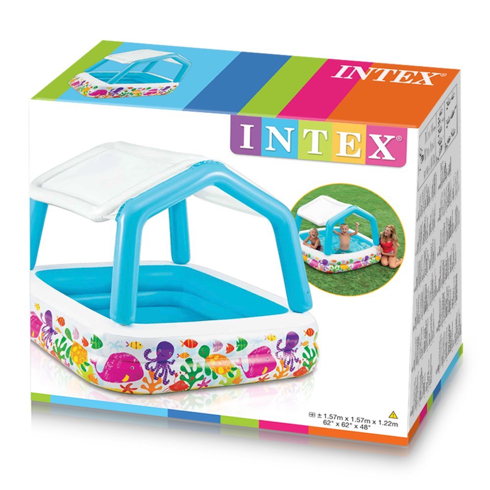 Intex sun shade inflatable 2025 pool