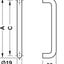 HAFELE Bodo Door Handles 31.9cm | Door handles in Dar Tanzania