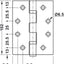 HAFELE Butt Hinge Door 120kg 92698010 | Hinges in Dar Tanzania