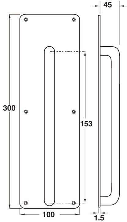 HAFELE PULL Door Sign Plate | Door symbols in Dar Tanzania