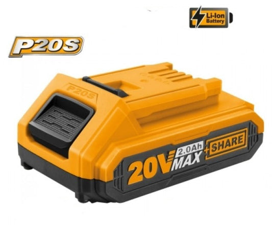 INGCO 20V 2.0Ah Lithium-Ion Battery Pack FBLI2001 for P20S Power Tools