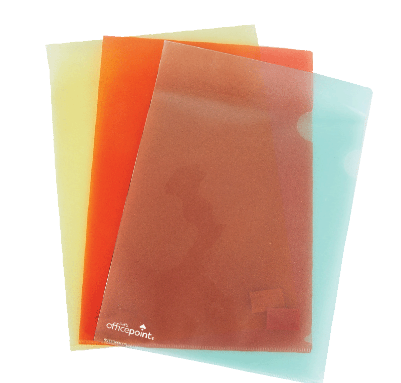 L-Shape Folder PVC A4 OFFICEPOINT