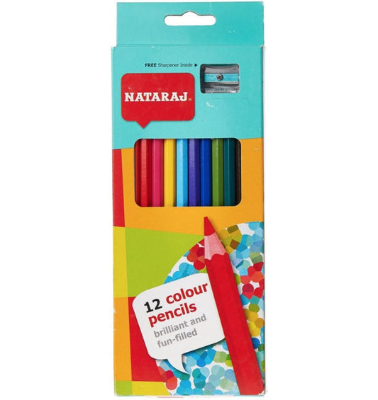 NATARAJ Color Pencils Long 12pc | Colour pencils in Dar Tanzania