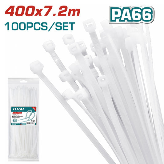 TOTAL Cable Ties 400mm x 7.2mm, 100pcs | Cable ties in Dar Tanzania