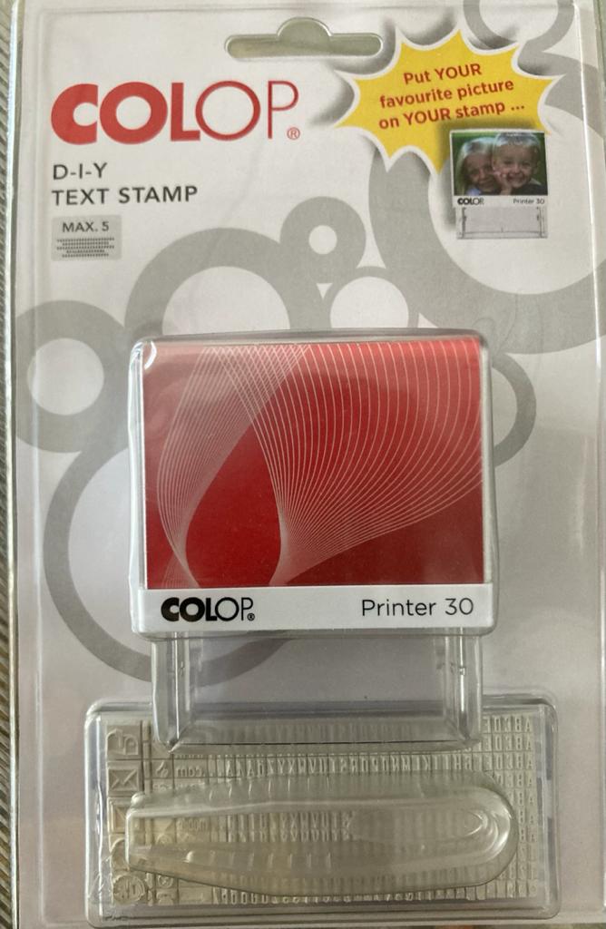 COLOP Printer 30 DIY Self ink Stamp Kit | Self ink Custom Stamp