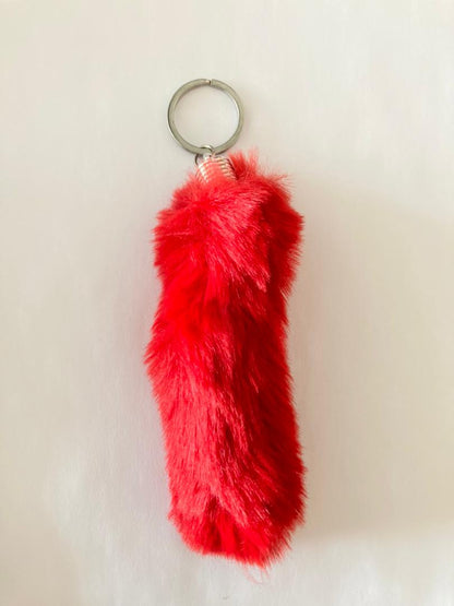 Fur Tail Keychain | Fur Plush Pompom Keychains in Dar Tanzania
