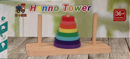 HANNO Tower Wooden Stacking Rings | Educational toys in Dar Tanzania