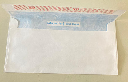 MAXONS White Bankers Window Envelope 9x4 | Window Envelopes in Dar