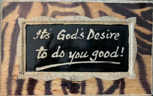 Gods Desire Eggshell Frame | Handcrafted Gifts in Dar Tanzania