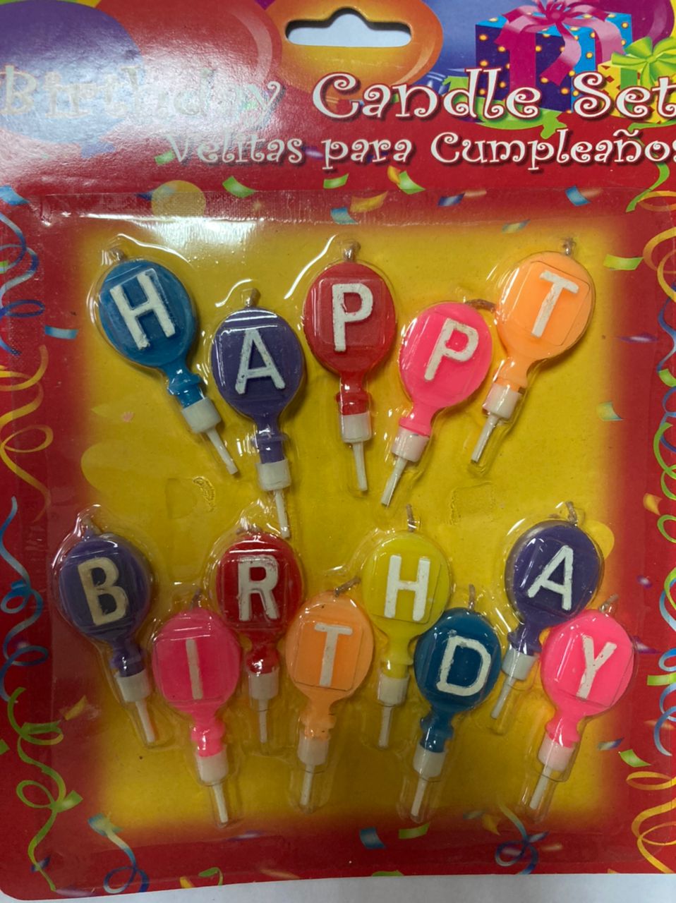 Round Happy Birthday Letter Candles | Party décor in Dar Tanzania