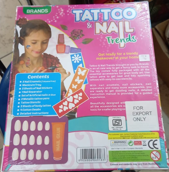 BRANDS Tattoo & Nail Trends DIY Activity Kit in Dar Tanzania