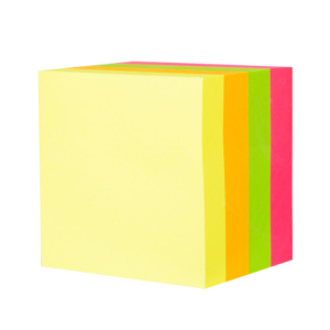 Deli 400pc 2 x 2 inch Neon Multicolor Sticky Notes in Dar Tanzania