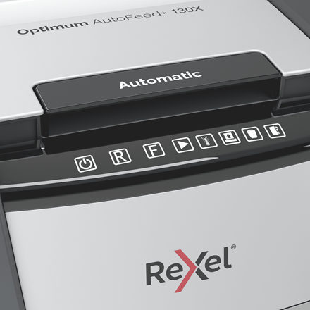Rexel Optimum Autofeed+ 130X Automatic Cross Cut P-4 Paper Shredder
