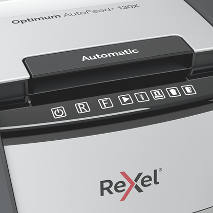 Rexel Optimum Autofeed+ 130X Automatic Cross Cut P-4 Paper Shredder