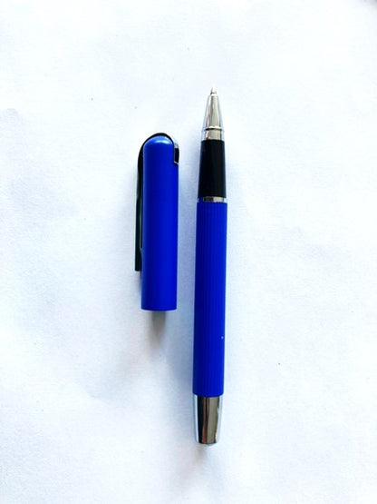 Blue Light Metal Round Pen With Cap | Executive pens in Dar Tanzania