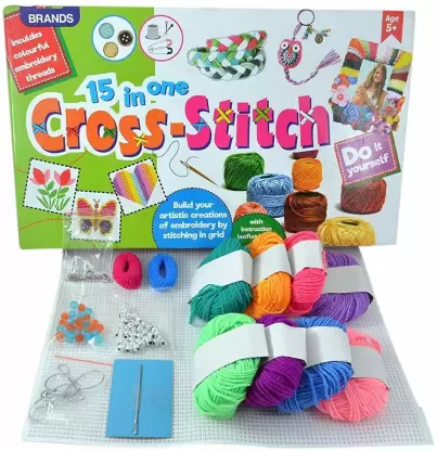 BRANDS 15 in 1 Cross Stitch Kit | DIY Stitching kit in Dar Tanzania