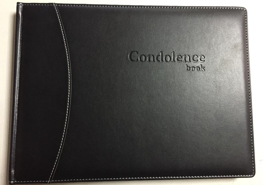 Leather Condolence Book | Condolence Books in Dar Tanzania
