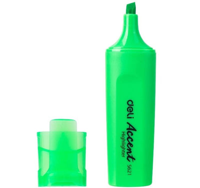 DELI S621 Green Chisel Tip Highlighter | Highlighters in Dar Tanzania