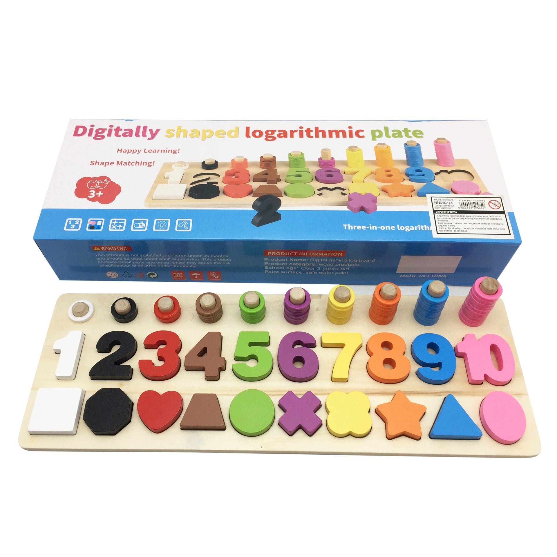 Montessori Numbers Shapes Plate Set | Educational Toys in Dar Tanzania