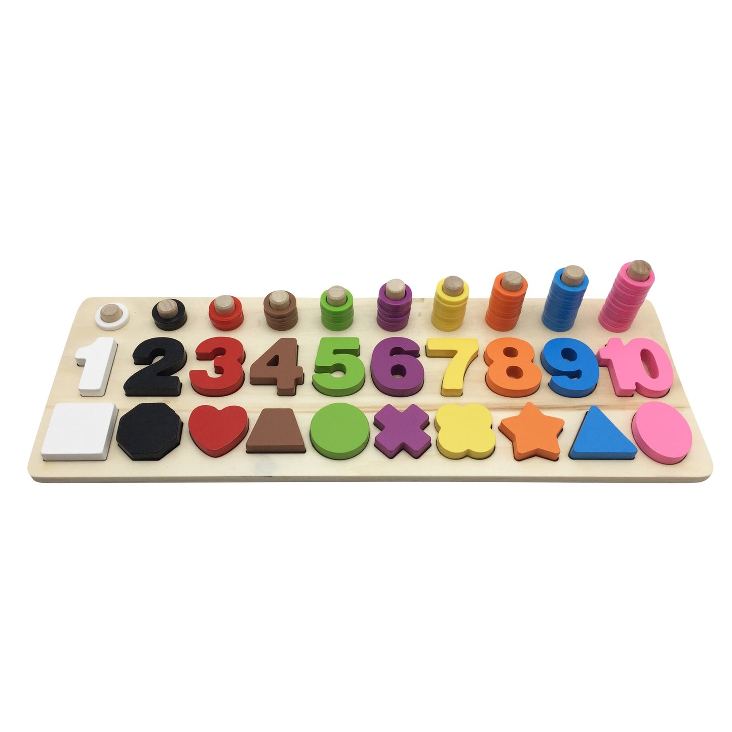 Montessori Numbers Shapes Plate Set | Educational Toys in Dar Tanzania