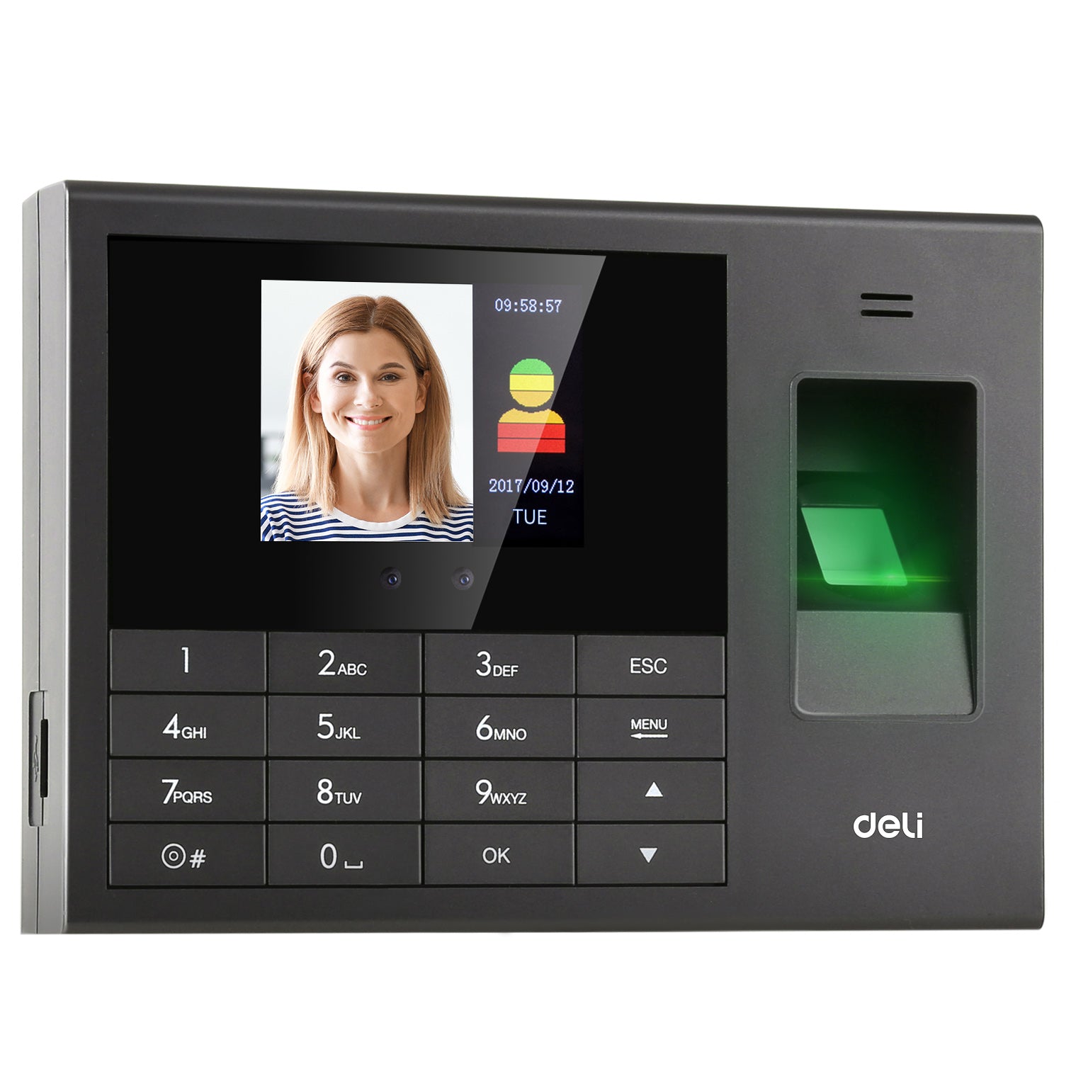 DELI E3765 Fingerprint Reader Face Recognition machine in Dar Tanzania