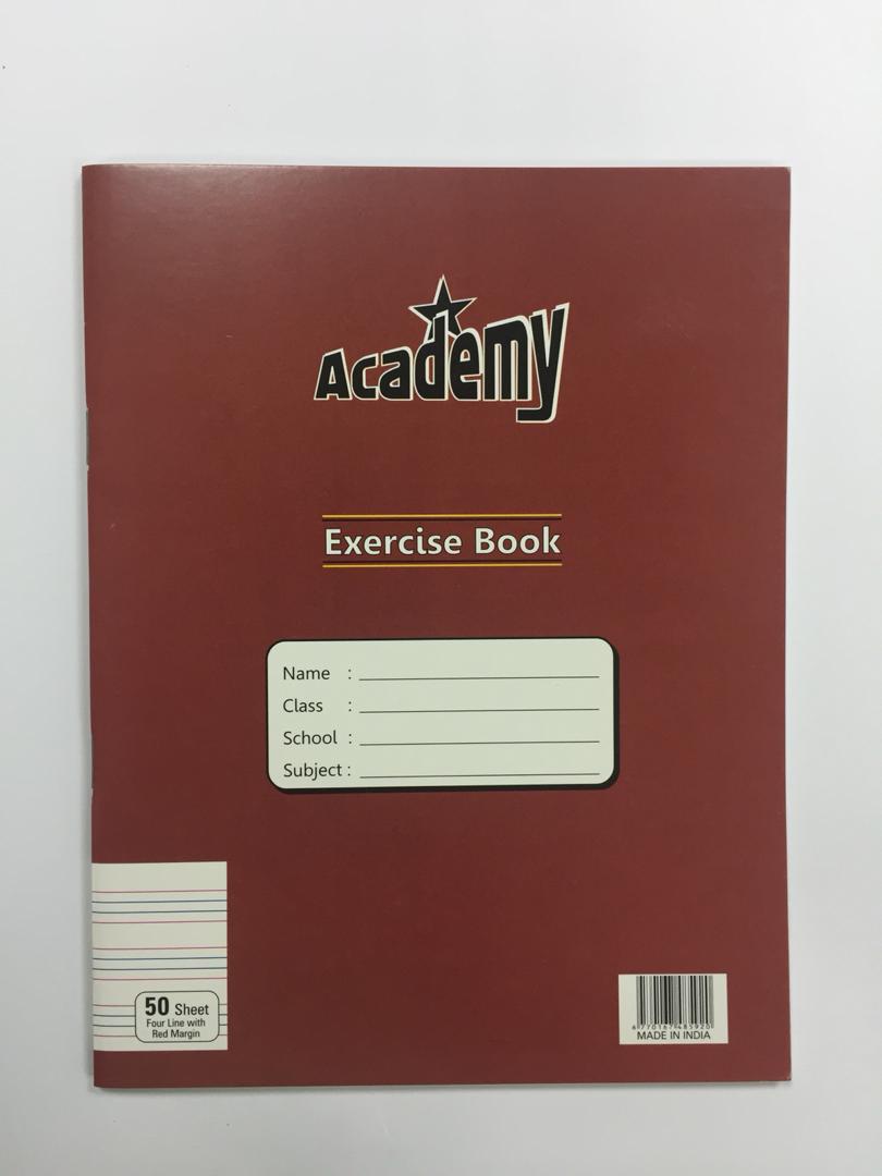 ACADEMY Exercise Book 50 Sheets 6 x 8 Inch | Exercise books in Dar 