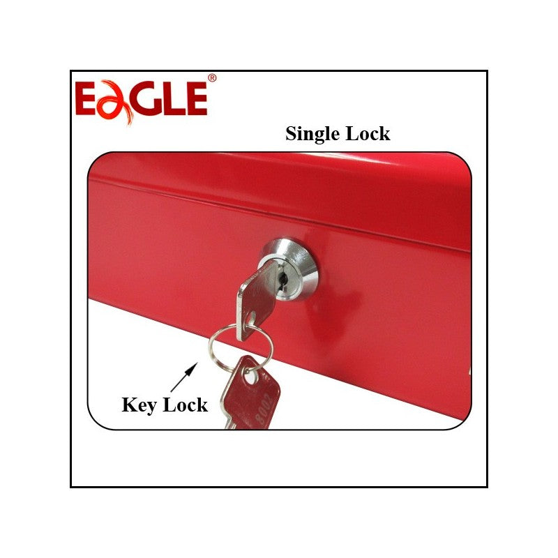 EAGLE 6 Inch Key-Lock Metal Cash Box | Cash Box in Dar Tanzania