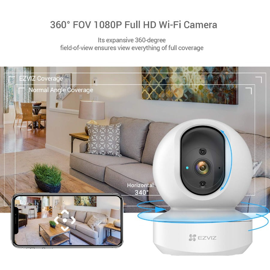 EZVIZ TY1 Pan/Tilt Wifi Security Camera | CCTV camera in Dar Tanzania