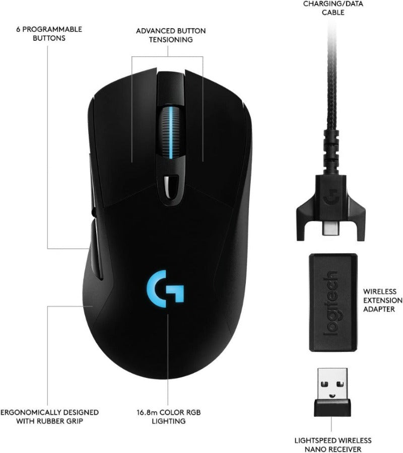 Logitech G703 Lightspeed Wireless Gaming Mouse | Mouse in Dar Tanzania