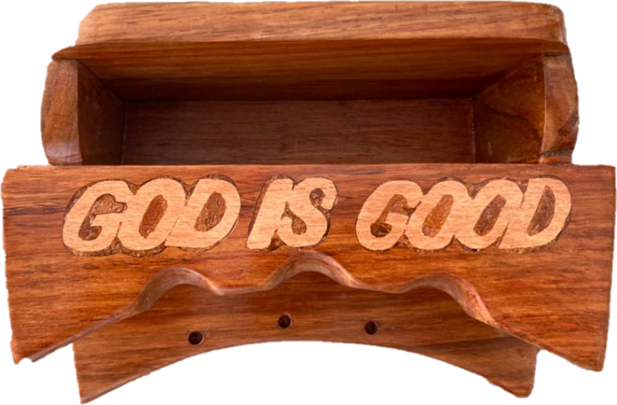 Wooden Desk Organizer God Quote | Desk Organizers in Dar Tanzania