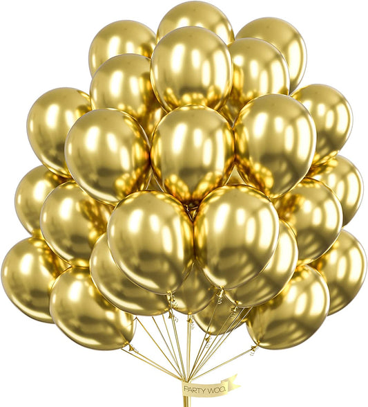 9 inch Gold Latex Balloons 50pc | Party Balloons in Dar Tanzania