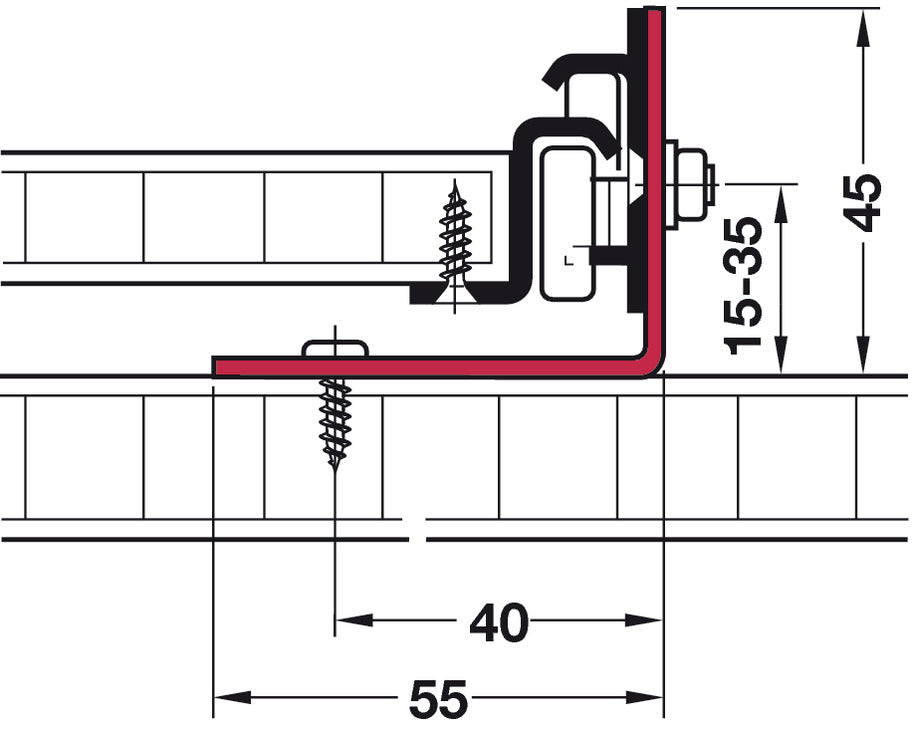 HAFELE Steel Connecting Bracket | Furniture In Dar Tanzania