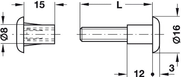 HAFELE Connecting Screw 30-39mm | Furniture Fittings In Dar Tanzania