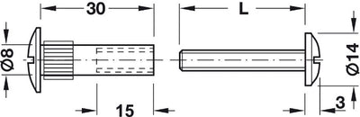 HAFELE Connectors Screw Metal | Furtniture Fittings in Dar Tanzania