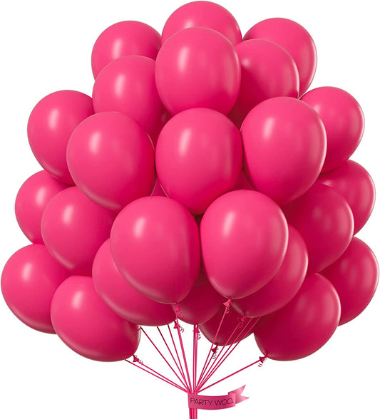 12 inch Hot Pink Balloons 50pc pack | Party Balloons in Dar Tanzania