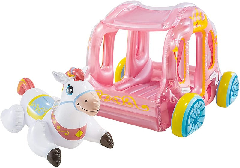 INTEX Inflatable Princess Carriage Play Centre and float 56514