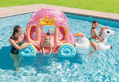 INTEX Inflatable Princess Carriage Play Centre and float 56514