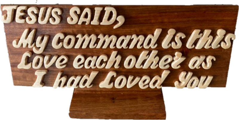 Wooden Bible Quotation Frame | Bible words frames in Dar Tanzania