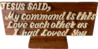 Wooden Bible Quotation Frame | Bible words frames in Dar Tanzania