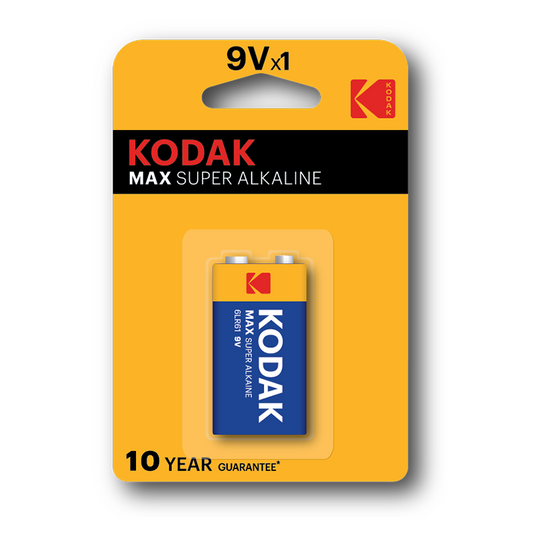 KODAK Max Alkaline Battery 9V | 9V Batteries in Dar Tanzania