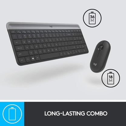 LOGITECH Slim Wireless Keyboard and Mouse Combo MK470 Dar Tanzania