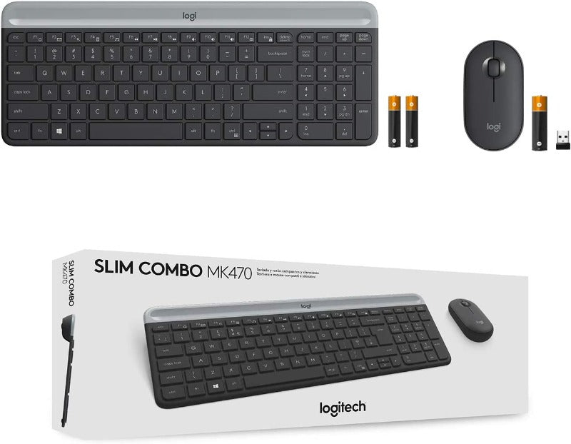 LOGITECH Slim Wireless Keyboard and Mouse Combo MK470 Dar Tanzania