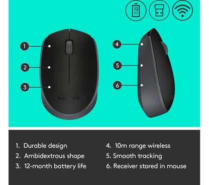 LOGITECH Wireless Mouse m171 | Wireless Mouse in Dar Tanzania