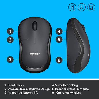 LOGITECH M221 Silent Wireless Mouse | Wireless Mouse in Dar Tanzania