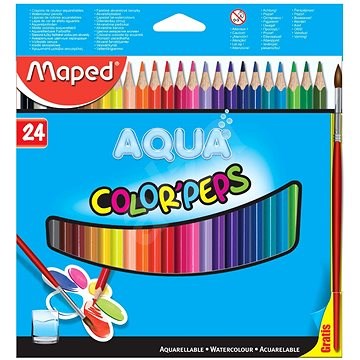 MAPED Aqua Color Peps Watercolour Pencils 24pc Pack