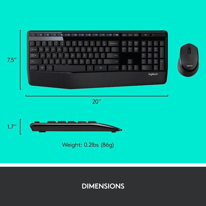 LOGITECH MK345 Wireless Keyboard & Mouse | Computer accessories in Dar