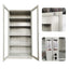 TRIX Glass Door File Cabinet 90x40x185 | Cupboards in Dar Tanzania